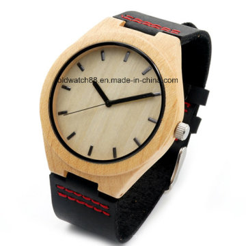 Best Japan Movement Montres en bois en bambou pour hommes